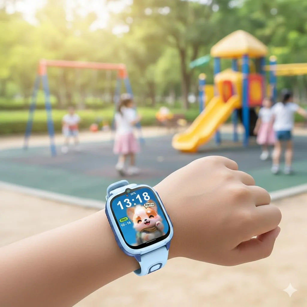 4G Kids Smartwatch D53 GPS Locator Tracker Video Call Smart Watch for Children Waterproof SOS Anti-Lost Watch Parent Control App